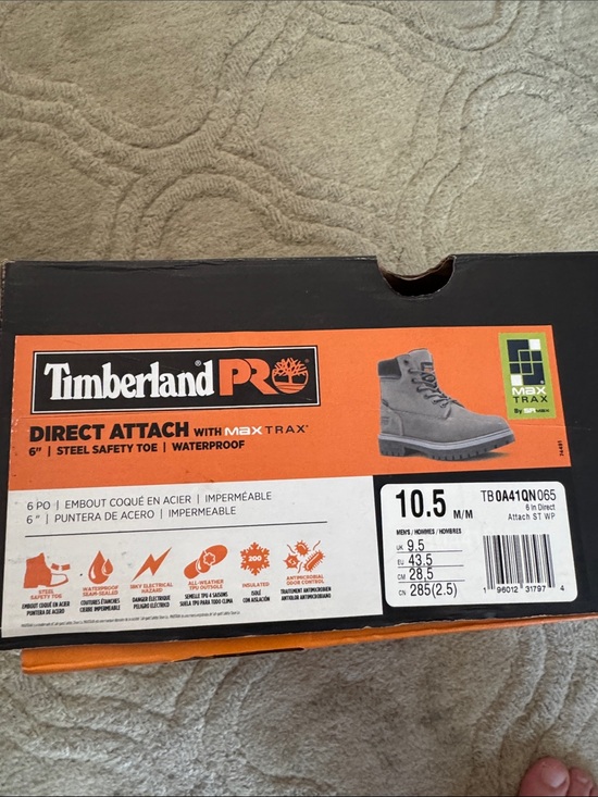 Timberland PRO Brown Leather Lace-Up Work Boots main image 5